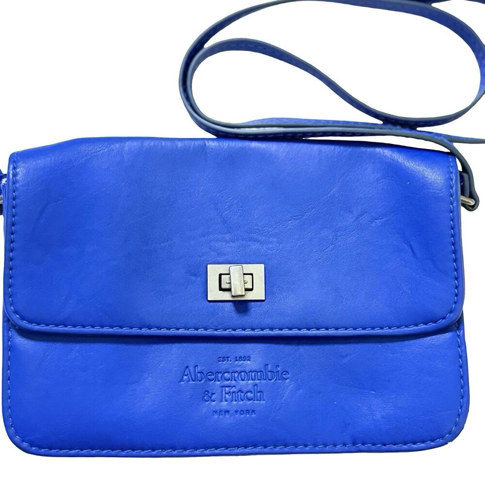 Abercombie & Fitch Royal blue Statement Crossbody Purse